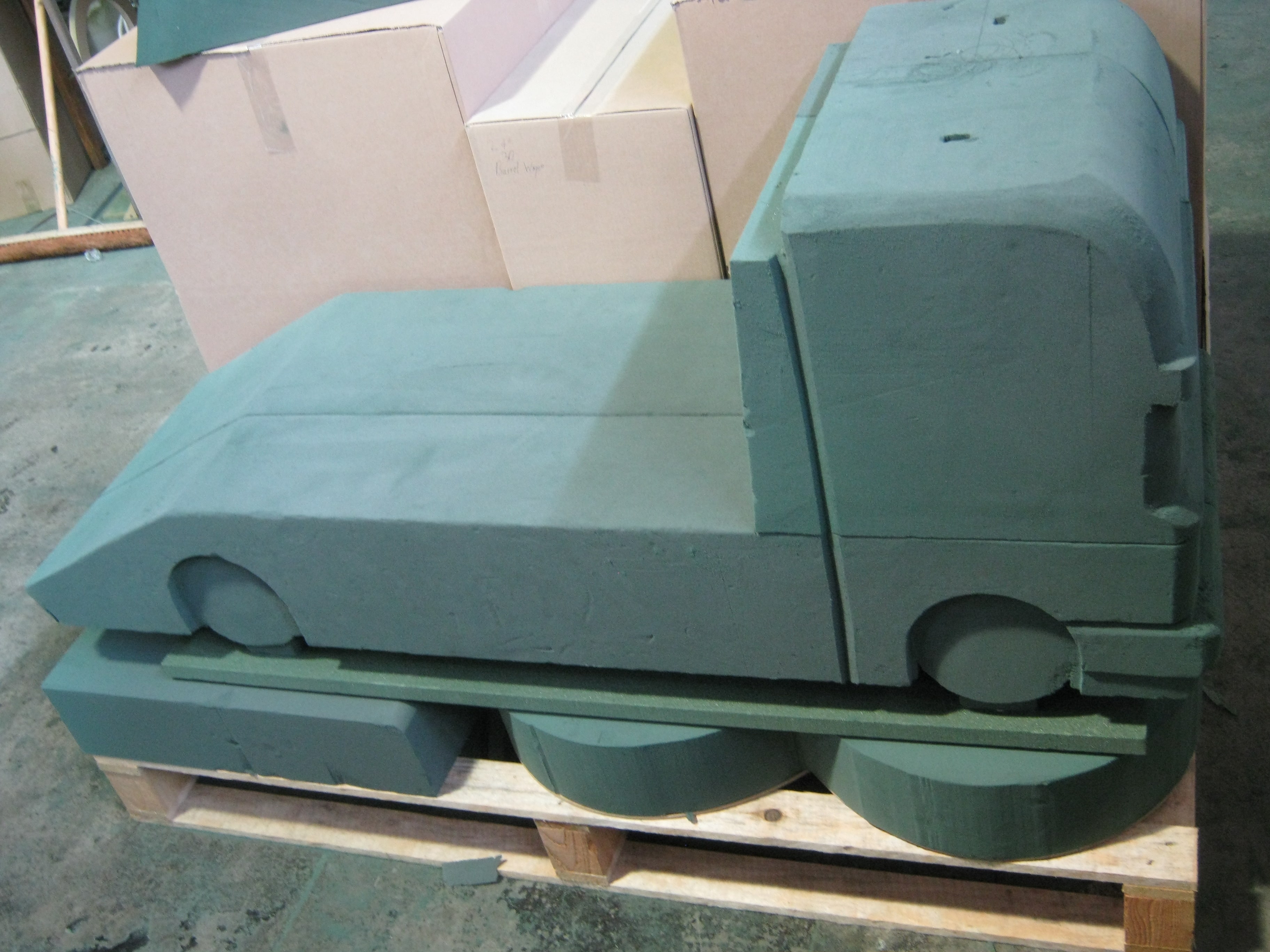 Lorry, Truck & Van Foam Shapes - Spicer Designs Ltd