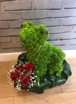 Frog by Sheila at Roses and Posies