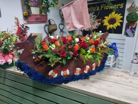 2-Viking-Ship-4ft-bby-sanitas-flowers-sherwood-nottingham-