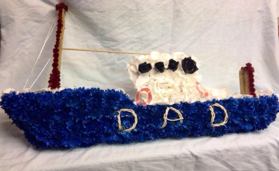 Boat by Jeanettes Florist