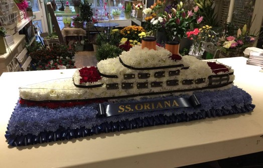 Cruise Ship by Mary-anne and Janet at Country Blooms