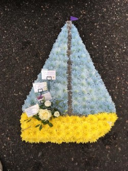 Sailing Boat by Blooms of Thorpe Bay