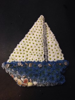 Sailing Boat by The Hanging Basket Florist