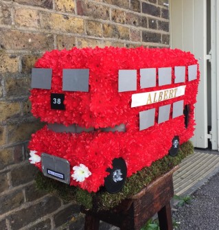 3D London Bus by Janine at The Village Florist