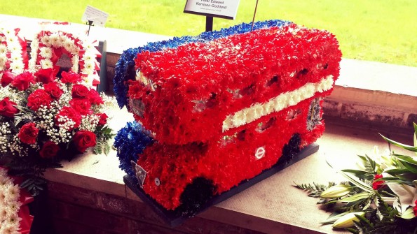 3D London Bus by Little Yellow House Flower Shop