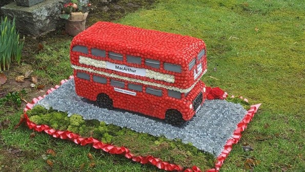 London Bus 3D by Allens Flowers