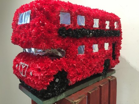 London Bus 3D by Katie at Floral Design