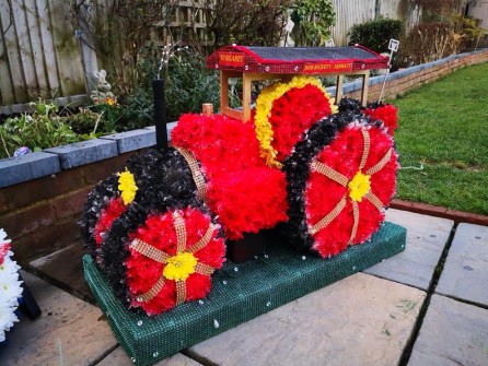 Steam Engine by Kelly at Special Flowers5