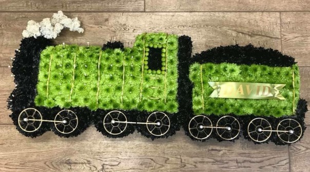 Train by Sandra at The Flower Cabin