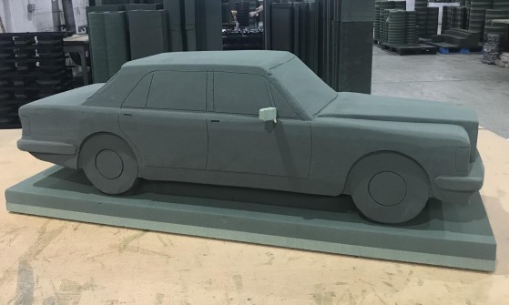 4FT SILVER SPIRIT ROLLS ROYCE4
