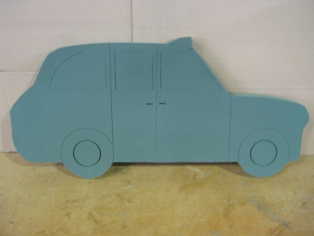 Black Cab Taxi Flat