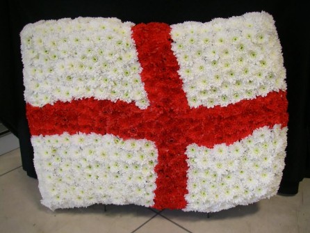 England Flag by The Flower and The Glory