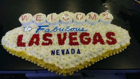 Las Vegas Sign by Rays Florist