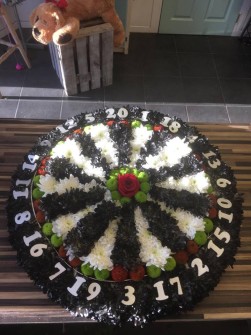 Dartboard by Colin at Just Because Florist, Rayleigh2
