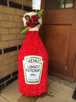 Tomato Ketchup Bottle by Martins Flowers