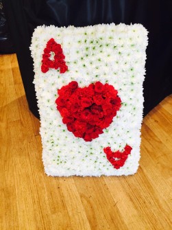 Ace of Hearts Card BY Devinnia at Fiesta Flowers