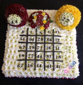 Bingo Board by Faiths Florist