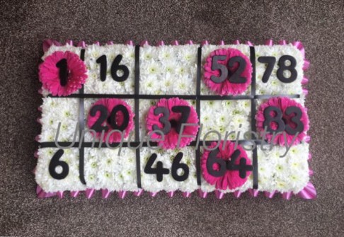 Bingo Card by Elaine at Unique Floristry