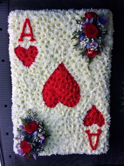 Playing Card by Donna at The Flower Lodge