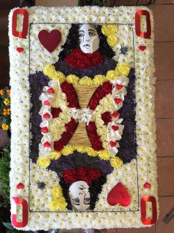 Queen of Hearts by Shelley at All Flowers in Horndean,Hampshire.