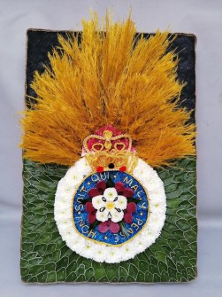 A-Royal-Fusiliers-Cap-Badge-by-Donna-at-The-Flower-Lodge-3