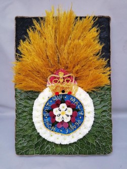 A-Royal-Fusiliers-Cap-Badge-by-Donna-at-The-Flower-Lodge-4
