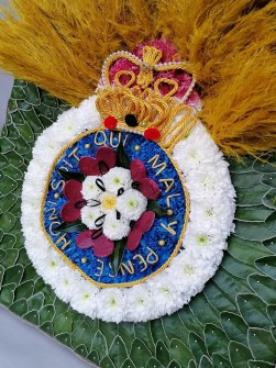 A-Royal-Fusiliers-Cap-Badge-by-Donna-at-The-Flower-Lodge-5