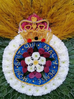 A-Royal-Fusiliers-Cap-Badge-by-Donna-at-The-Flower-Lodge-6