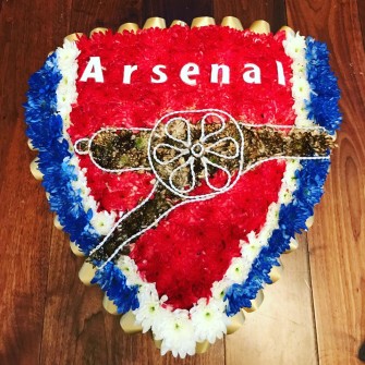 Arsenal Badge by Pippa at Beau Kay Flowers