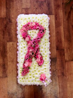 Cancer Ribbon Tribute by Allie Blackburn
