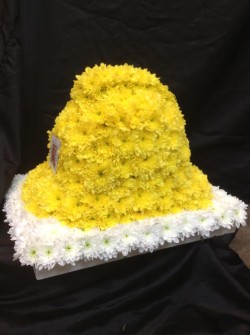 Firemans Helemt by Petals & Plants, Corringham, Essex.