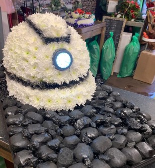 Miners-Helmet-Tribute-by-Petals-Florist-in-Doncaster