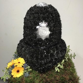 Police Helmet 3D by The Co-Operative Florist 1