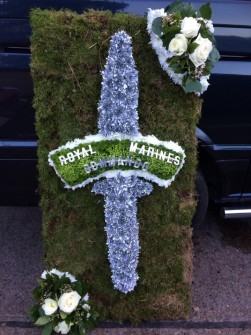 Royal Marines tribute by Martins Flowers