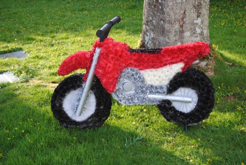 Motorbike by Flowers Going Green