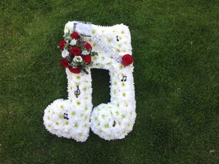 Double Note by Kathy at The Flower Shed