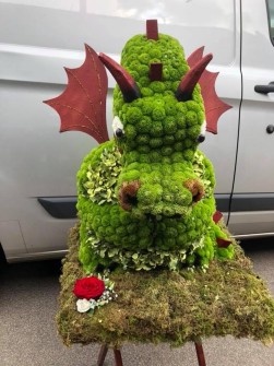 Dragon 3D by Steph and Jenny at Bunches Florist in Chapel End2