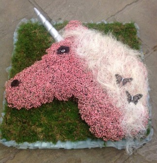 Unicorn Head by Earlybird Florist